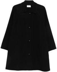 The Row - Single-Breasted Wool Coat - Lyst