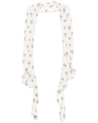 Dorothee Schumacher - Sciarpa A Fiori Con Ruches - Lyst