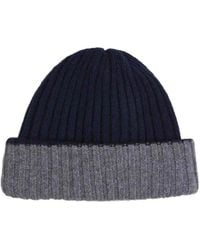 Fedeli - Ribbed-Knit Cashmere Beanie Hat - Lyst