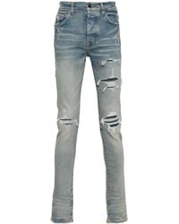 Amiri - Skinny Jeans Met Gerafeld Effect - Lyst