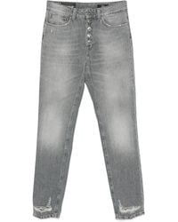 Dondup - Five-Pocket Distressed-Hem Jeans - Lyst