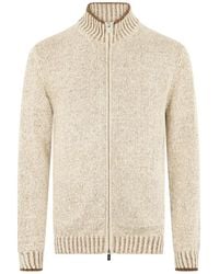Fedeli - Zip-Up High-Neck Cardigan - Lyst