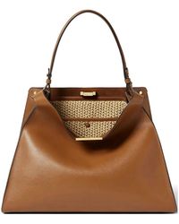Fendi - Medium Way Leather Tote Bag - Lyst