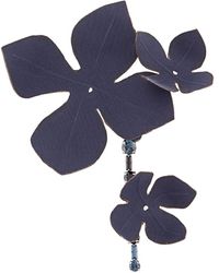 Marni Broche Met Bloem - Blauw