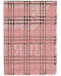 Burberry - Schal Mit Karomuster - Lyst