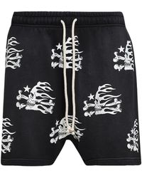 HELLSTAR - Skull-Print Shorts - Lyst