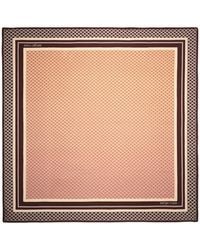 Sergio Rossi - Scale-Pattern Silk Scarf - Lyst
