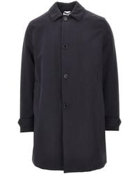 Aspesi - Perfetto Button-Up Single-Breasted Coat - Lyst