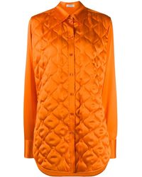 Nina Ricci - Quilted Longline Shirt - Lyst