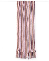 Missoni - Zig-Zag Pattern Fringed Scarf - Lyst