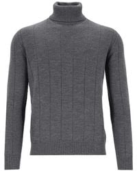 Al Duca d'Aosta - Ribbed-Knit Roll-Neck Sweater - Lyst