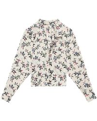 Isabel Marant - Vilda Bluse Mit Blumen-Print - Lyst