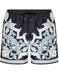 Versace - Barocco-Print Swim Shorts - Lyst