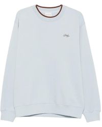 Drole de Monsieur - Logo-Embroidered Sweatshirt - Lyst