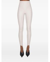 Mugler - Leggings Con Inserti - Lyst