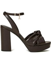 Twinset - 105Mm Knot-Detail Platform Sandals - Lyst