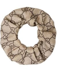 Gucci - Gg Silk Scrunchie - Lyst
