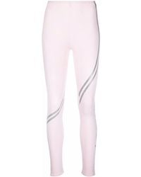 Loewe - Logo-Print Stretch Leggings - Lyst