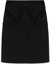 Vetements - Lace-Insert Slip Mini Dress - Lyst