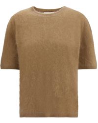 Lisa Yang - Maren Short-Sleeve Top - Lyst