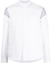 Private Stock - The Romain Embroidered-Design Shirt - Lyst