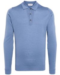 John Smedley - ロングスリーブ ポロシャツ - Lyst
