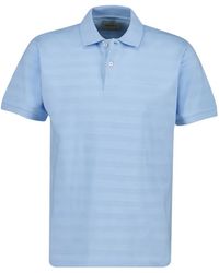 GANT - Striped Short-Sleeve Polo Shirt - Lyst