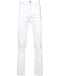 Isaia - Slim-Fit Trousers - Lyst