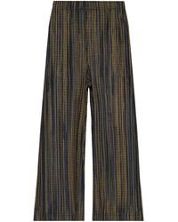 Pleats Please Issey Miyake - Broek Met Print - Lyst