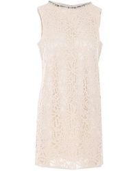 Liu Jo - Embroidered Mini Dress - Lyst