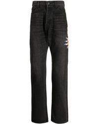 Undercover - Bead-Embellished Straight-Leg Jeans - Lyst