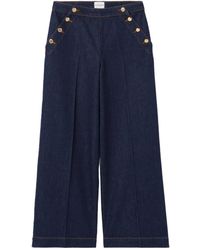 Claudie Pierlot - Sailor Wide-Leg Jeans - Lyst