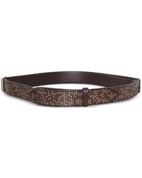 Orciani - Stud-Embellished Leather Belt - Lyst