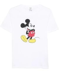Liu Jo - Mickey Mouse Rhinestone-Embellished T-Shirt - Lyst