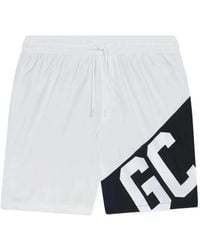 Gcds - Short De Bain À Logo Imprimé - Lyst