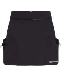 Karl Lagerfeld - Utility Mini Skirt - Lyst