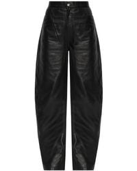ROTATE BIRGER CHRISTENSEN - Leather Trousers - Lyst