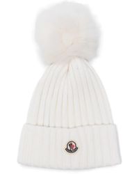 Moncler - Muts Met Pompon - Lyst