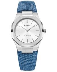 D1 Milano - Ultra Thin Bleach Denim 34Mm - Lyst
