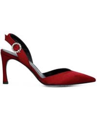 ROTATE BIRGER CHRISTENSEN - Crystal-Embellished Heeled Pumps - Lyst