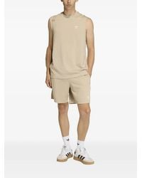 adidas - Trefoil Essentials Logo-Print Mesh Shorts - Lyst