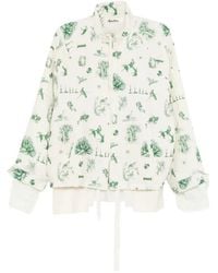 Midorikawa - Toile De Jouy-Print Zip-Up Shirt Jacket - Lyst