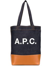 A.P.C. - Bolso Tote Bag - Lyst