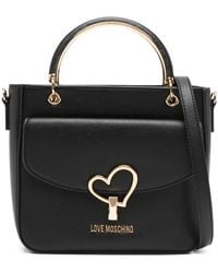 Love Moschino - Heart-Appliqued Mini Bag - Lyst