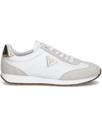 Guess - Logo-Plaque Sneakers - Lyst
