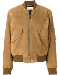 Saint Laurent Cropped Bomberjack - Meerkleurig