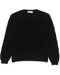 Bruno Manetti - Pointelle-Knit Sweater - Lyst