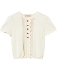 Twinset - Oval Buttons T-Shirt - Lyst