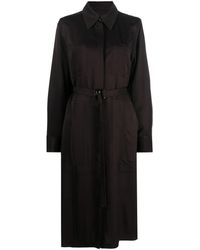 Jil Sander - Single-breasted Belted-waist Coat - Lyst
