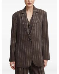 Day Birger et Mikkelsen - Striped Single-Breasted Blazer - Lyst